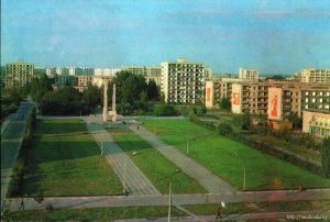 Проспект Шмидта на открытке 1983 года